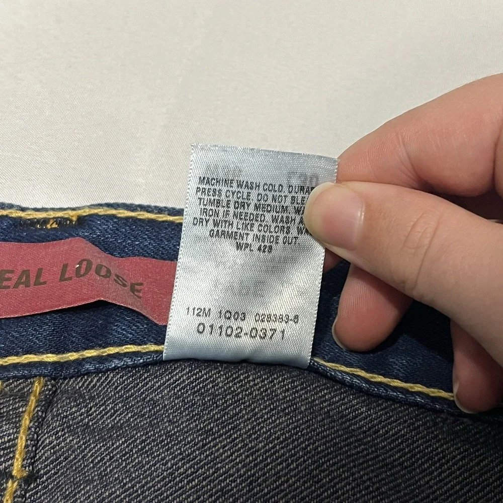 NEW Vintage Levis Type 1 Jeans Size 36x30 Y2K Wide Leg Baggy Real Loose Skater